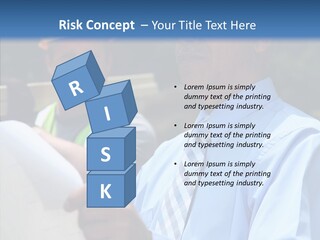 Construction Worker On The Job PowerPoint Template
