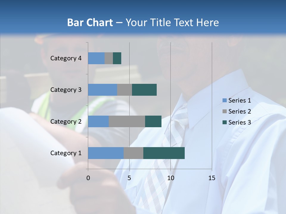 Construction Worker On The Job PowerPoint Template