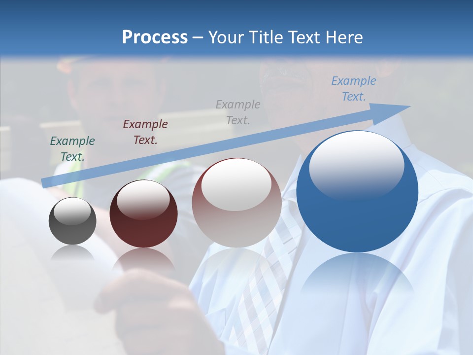Construction Worker On The Job PowerPoint Template