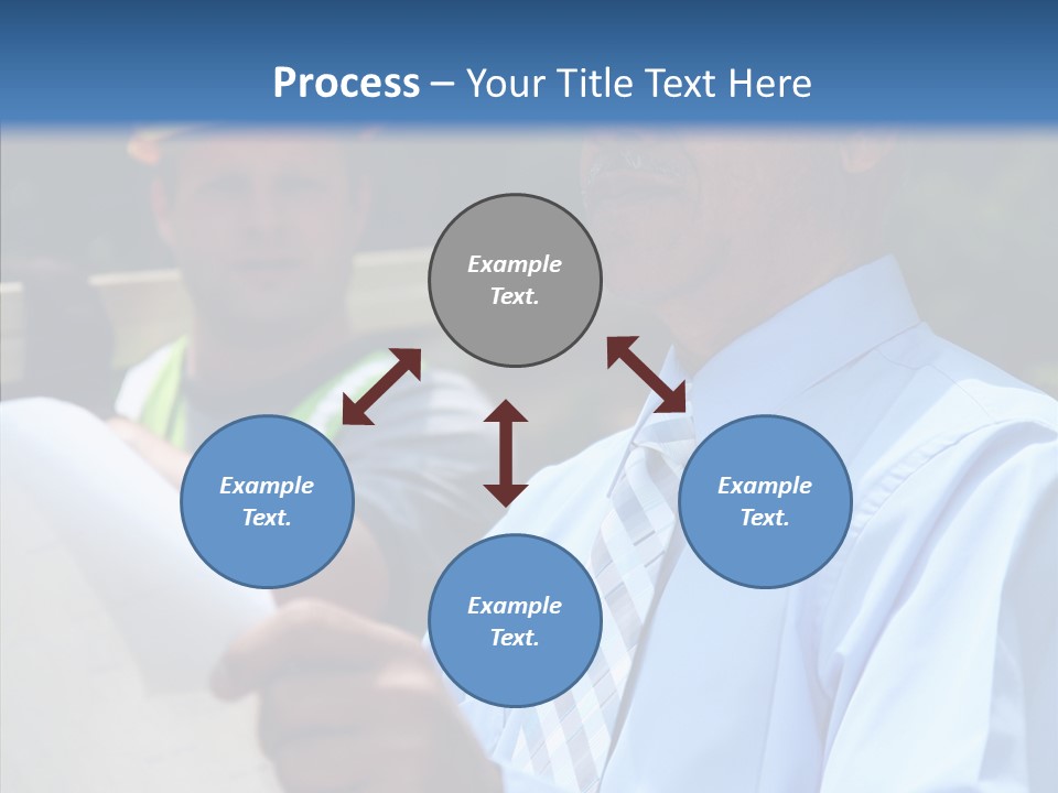 Construction Worker On The Job PowerPoint Template