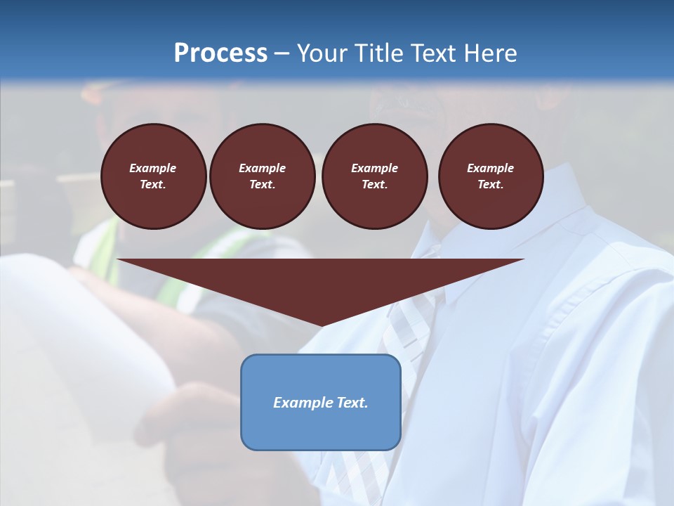 Construction Worker On The Job PowerPoint Template