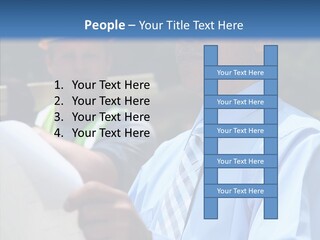 Construction Worker On The Job PowerPoint Template