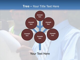 Construction Worker On The Job PowerPoint Template
