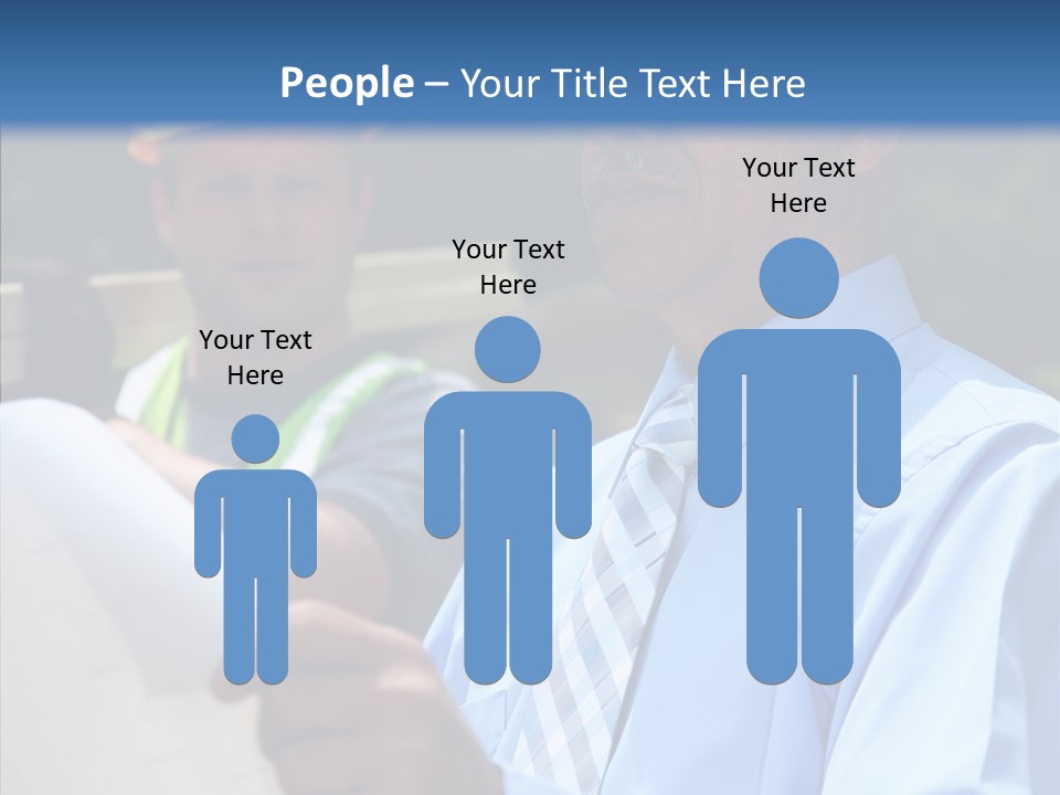 Construction Worker On The Job PowerPoint Template