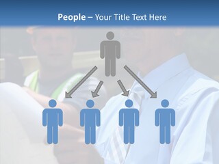 Construction Worker On The Job PowerPoint Template