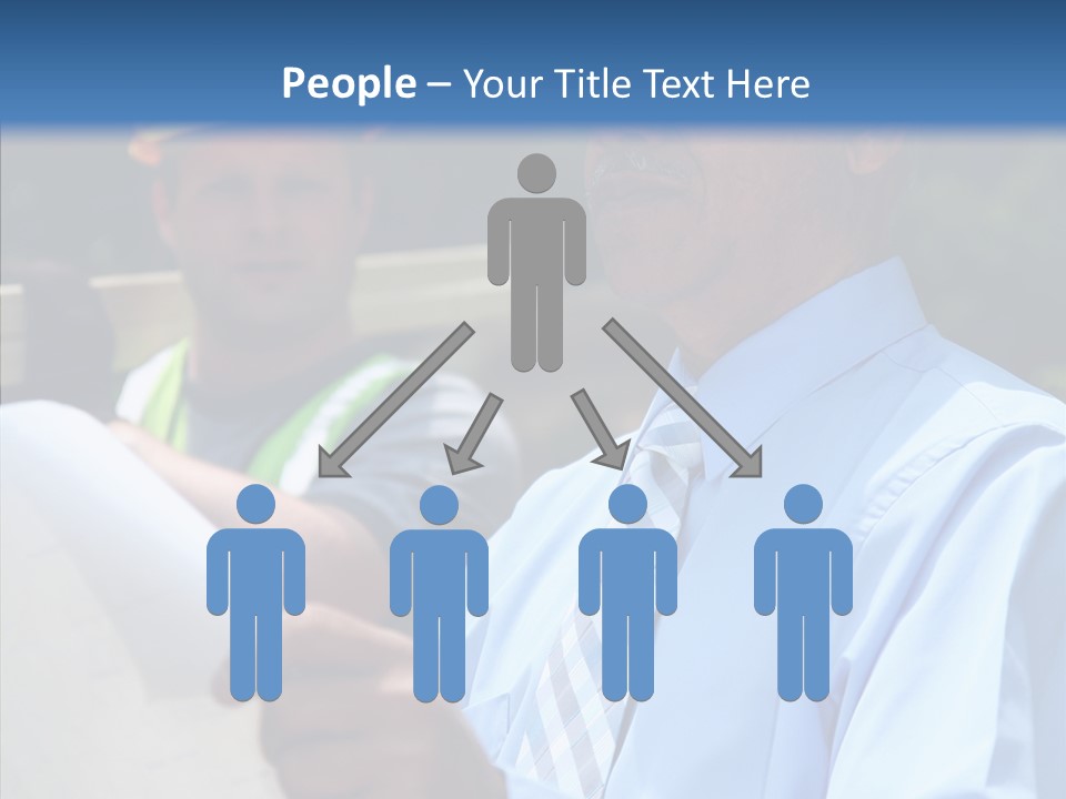 Construction Worker On The Job PowerPoint Template