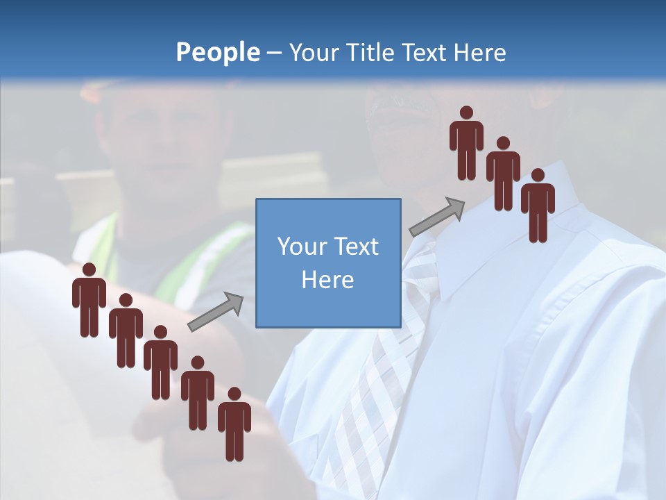 Construction Worker On The Job PowerPoint Template