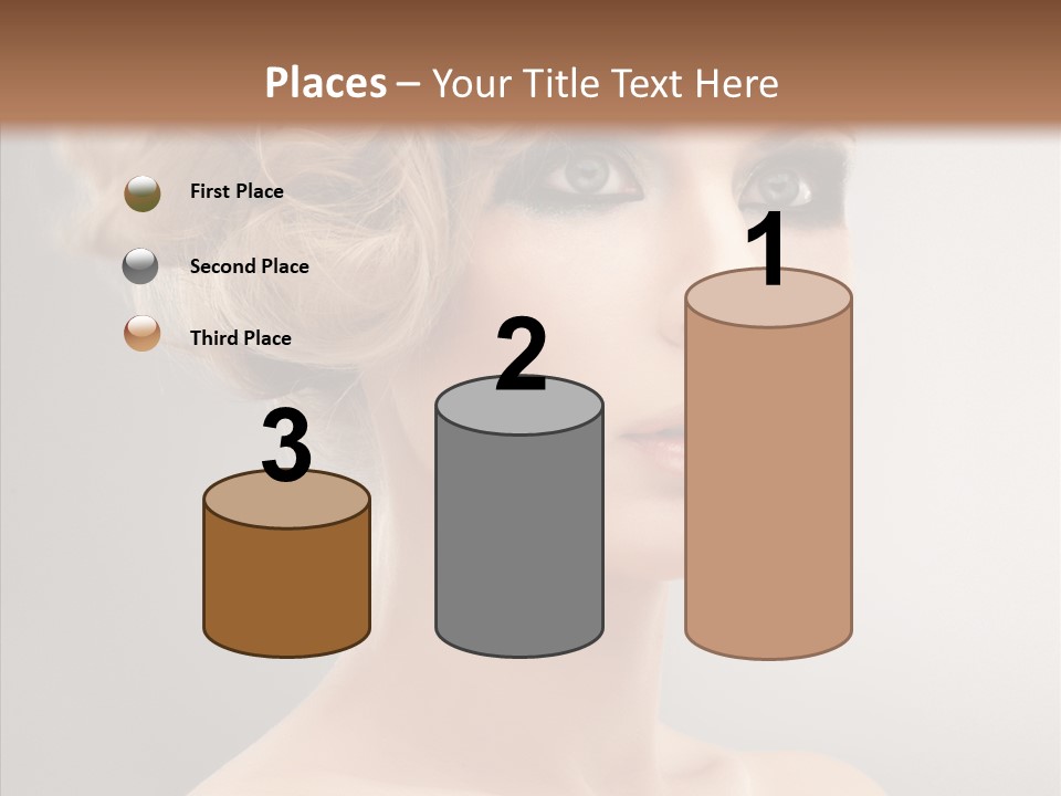 Beautiful Model Skin PowerPoint Template
