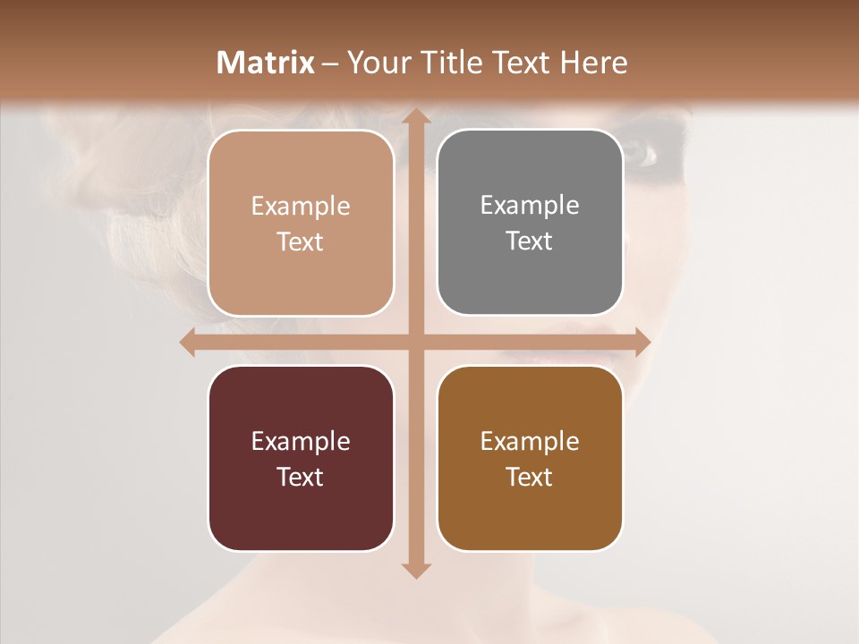 Beautiful Model Skin PowerPoint Template