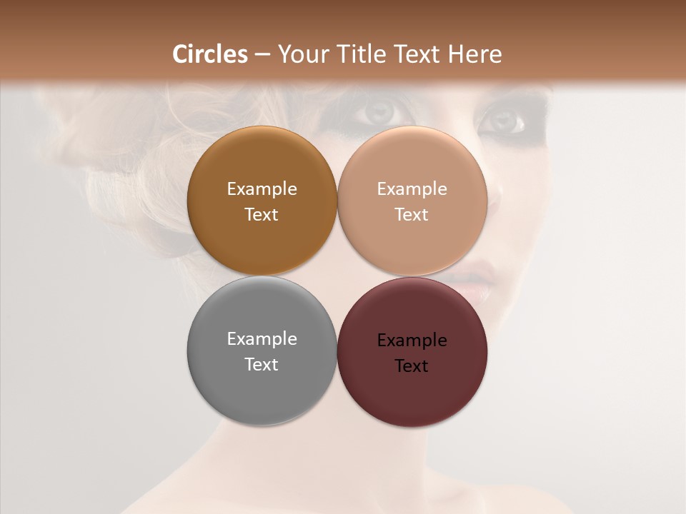 Beautiful Model Skin PowerPoint Template