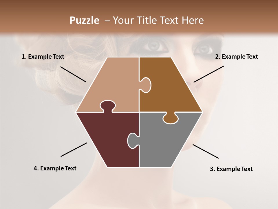 Beautiful Model Skin PowerPoint Template