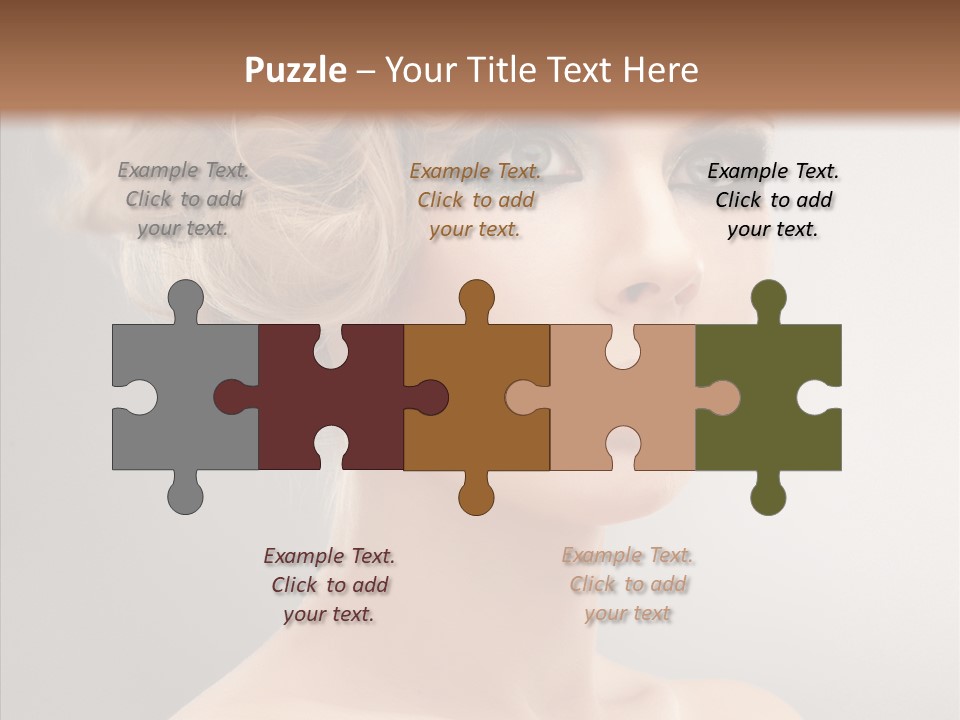 Beautiful Model Skin PowerPoint Template