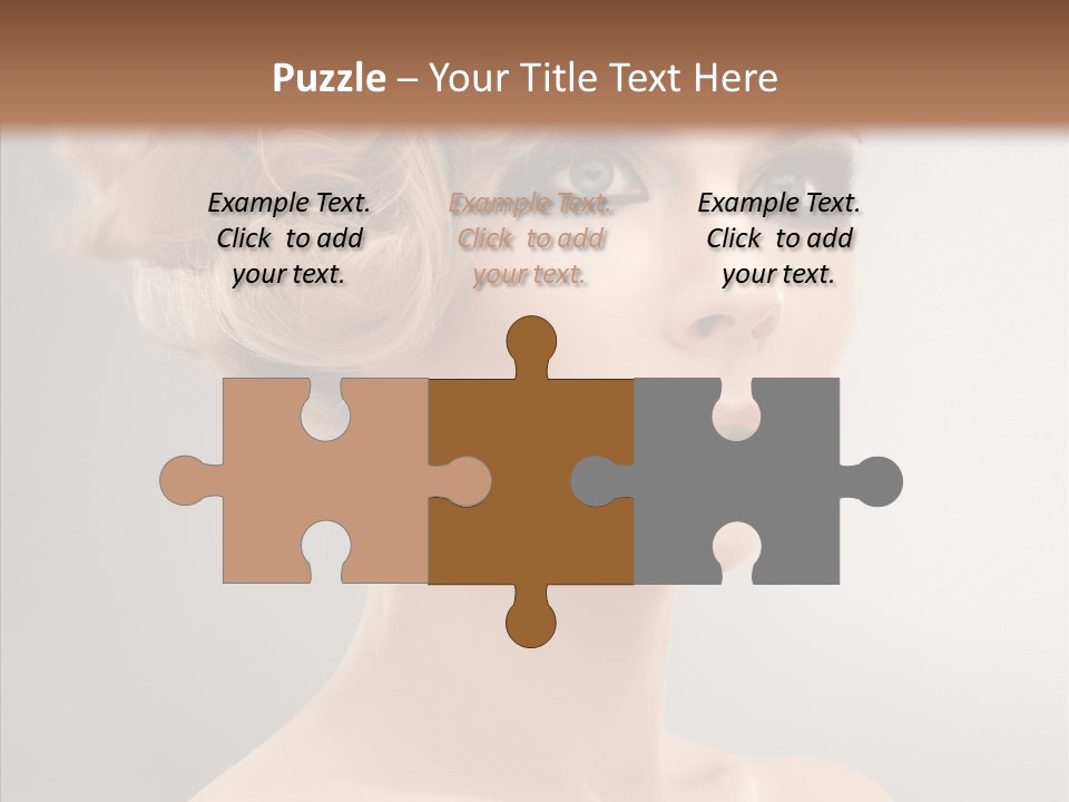 Beautiful Model Skin PowerPoint Template