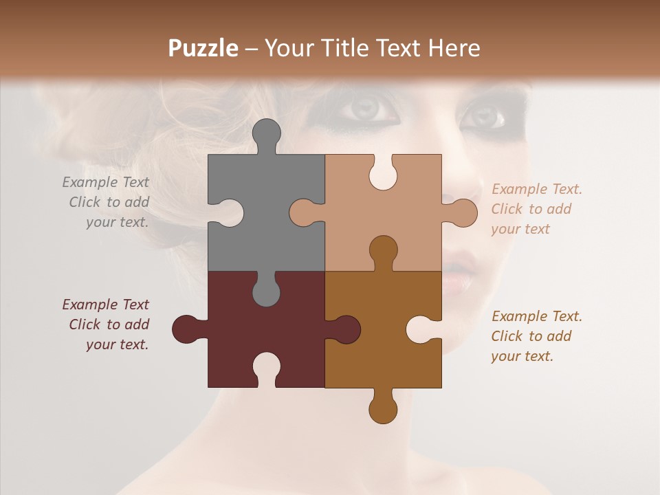Beautiful Model Skin PowerPoint Template