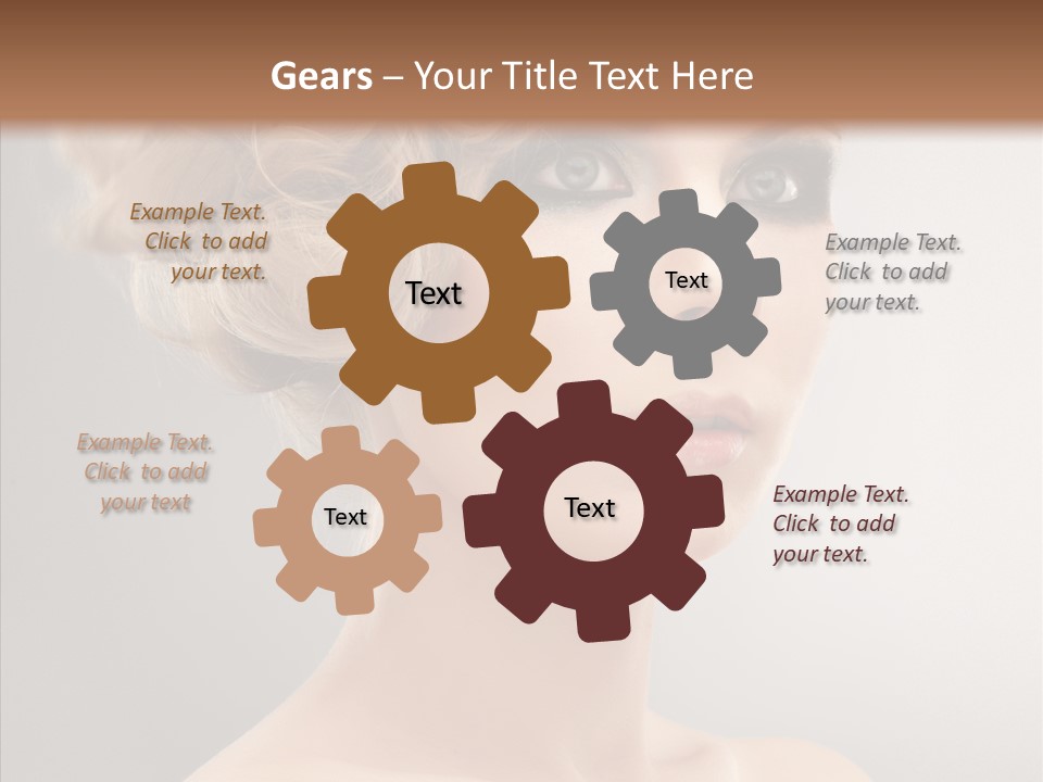Beautiful Model Skin PowerPoint Template