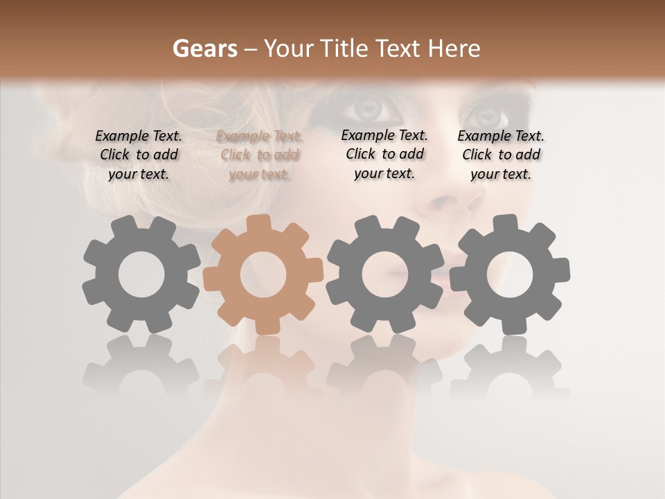 Beautiful Model Skin PowerPoint Template