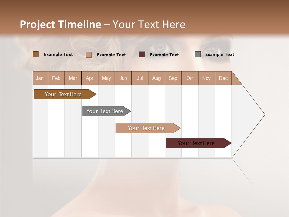 Beautiful Model Skin PowerPoint Template