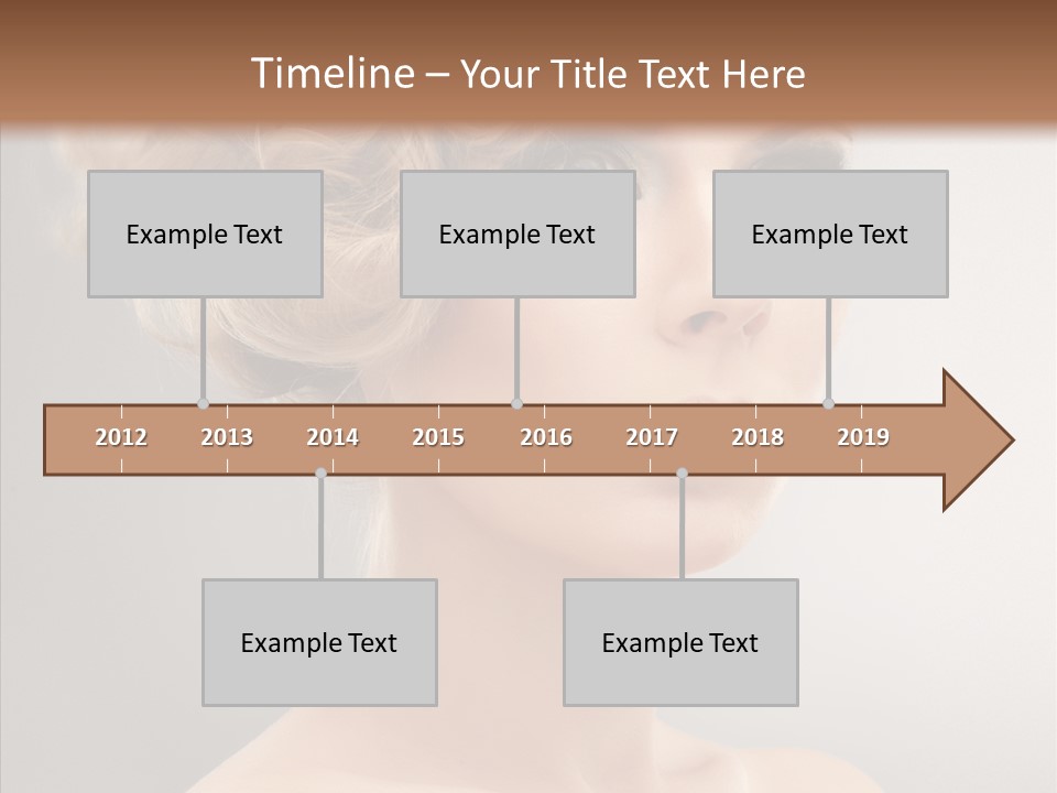 Beautiful Model Skin PowerPoint Template