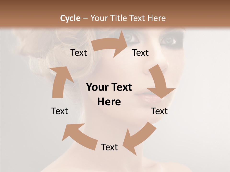 Beautiful Model Skin PowerPoint Template