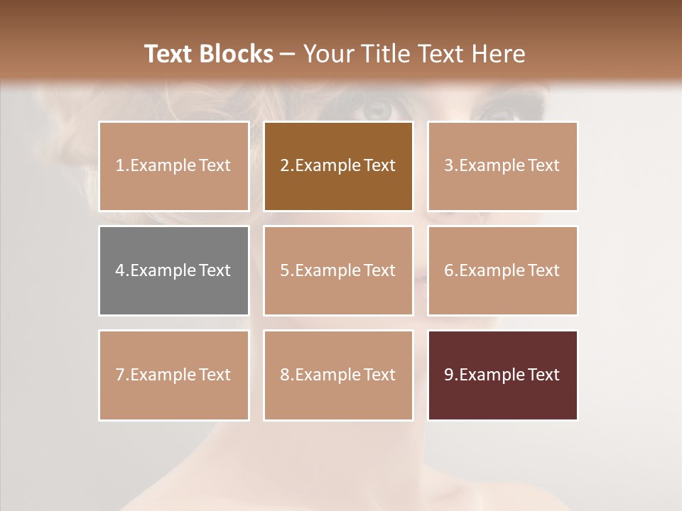 Beautiful Model Skin PowerPoint Template