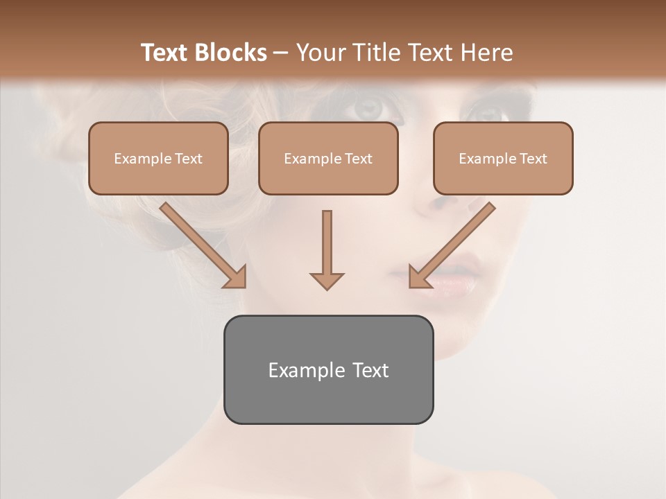 Beautiful Model Skin PowerPoint Template