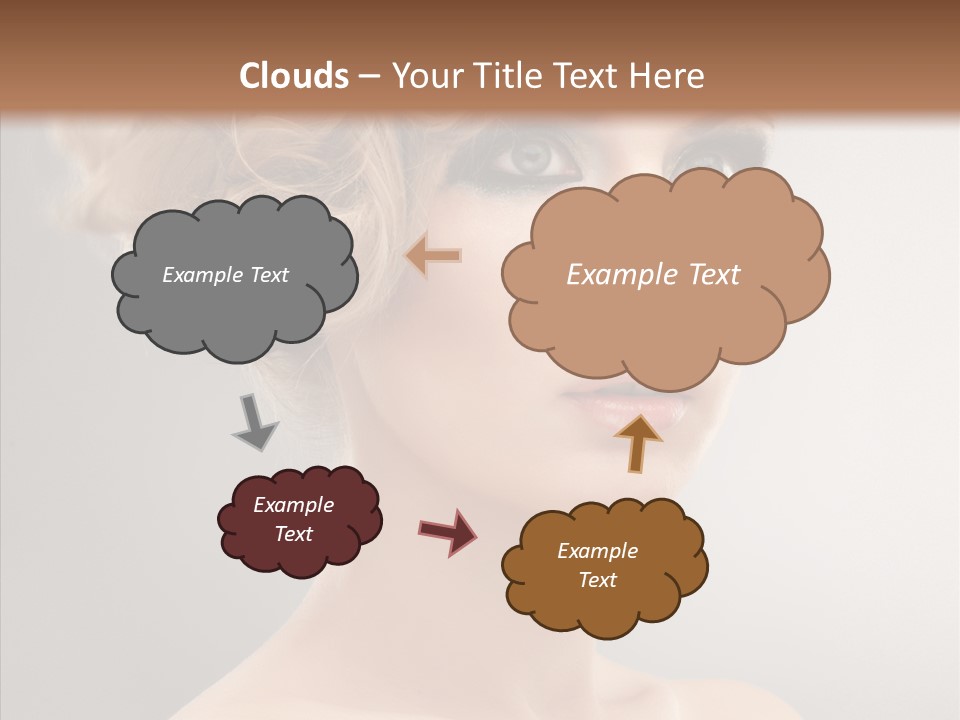 Beautiful Model Skin PowerPoint Template