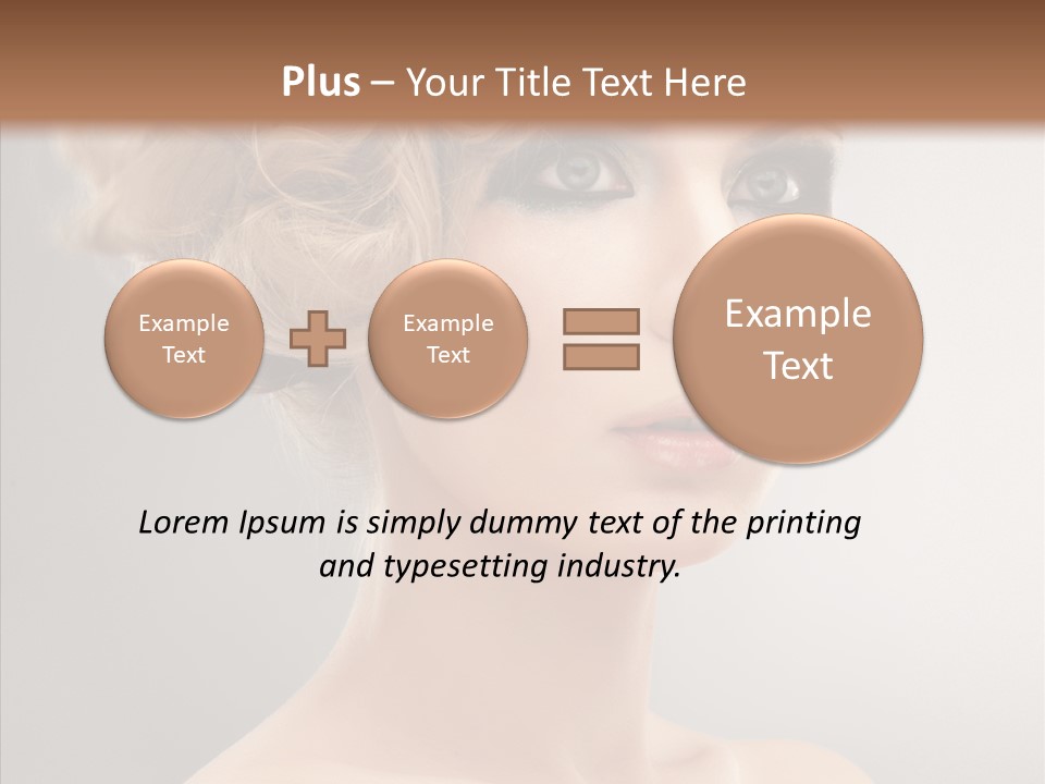 Beautiful Model Skin PowerPoint Template