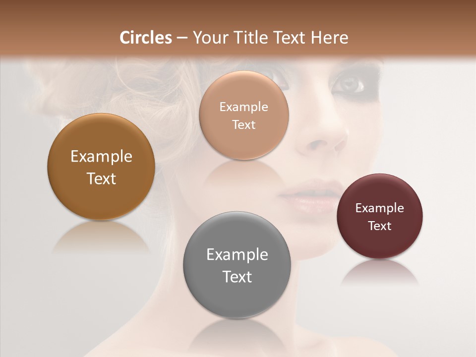 Beautiful Model Skin PowerPoint Template