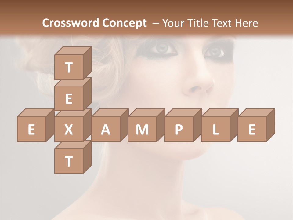 Beautiful Model Skin PowerPoint Template