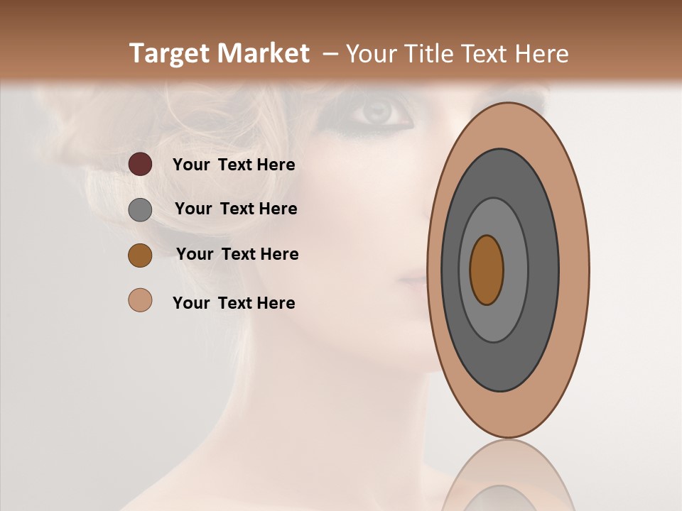 Beautiful Model Skin PowerPoint Template