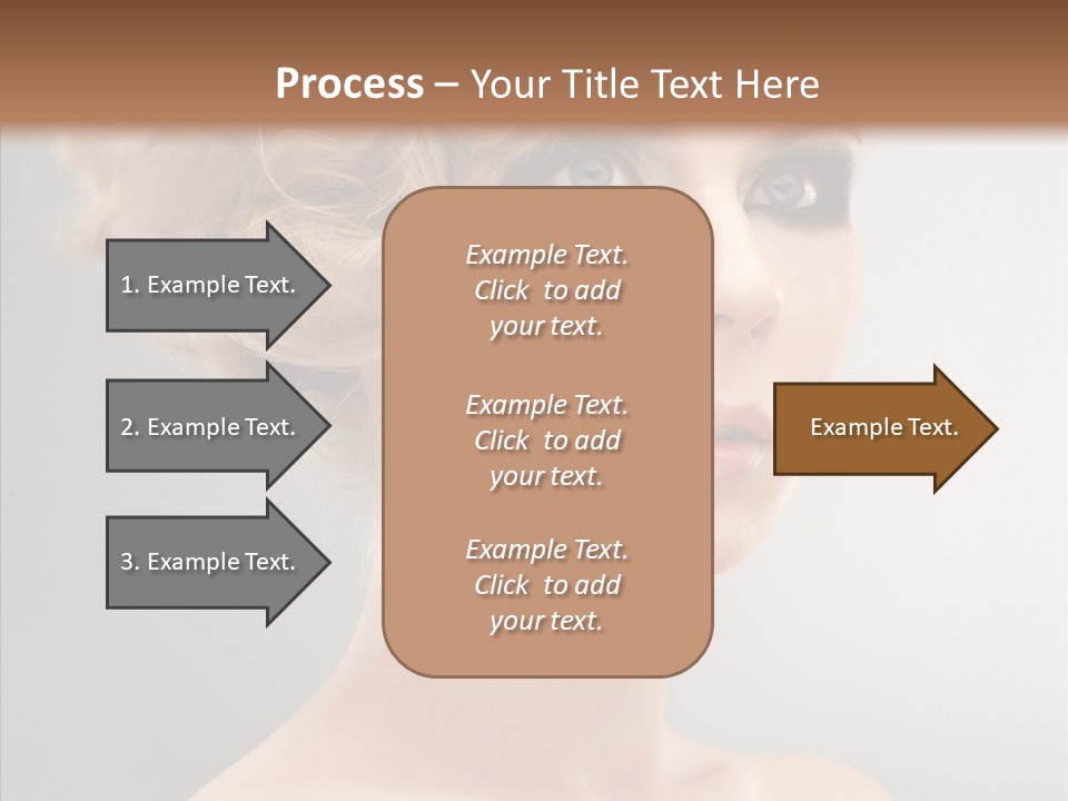 Beautiful Model Skin PowerPoint Template