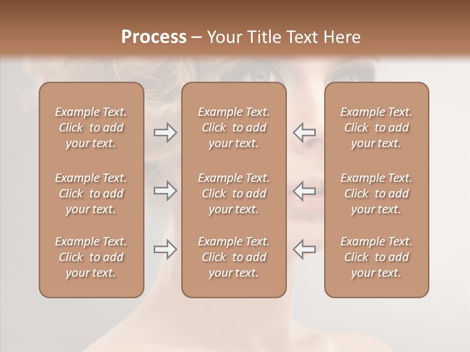 Beautiful Model Skin PowerPoint Template
