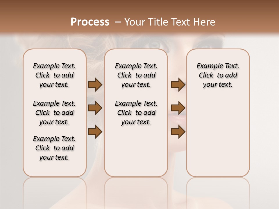 Beautiful Model Skin PowerPoint Template