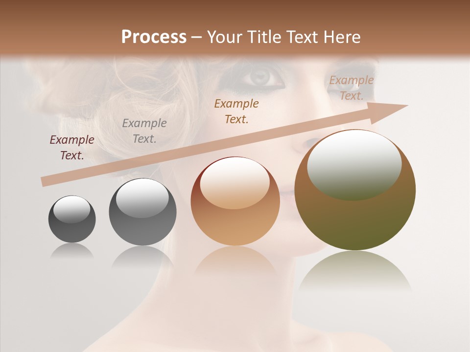Beautiful Model Skin PowerPoint Template