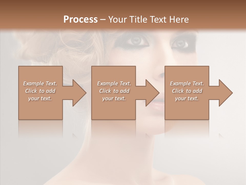 Beautiful Model Skin PowerPoint Template