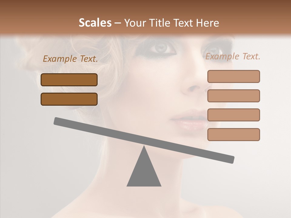 Beautiful Model Skin PowerPoint Template