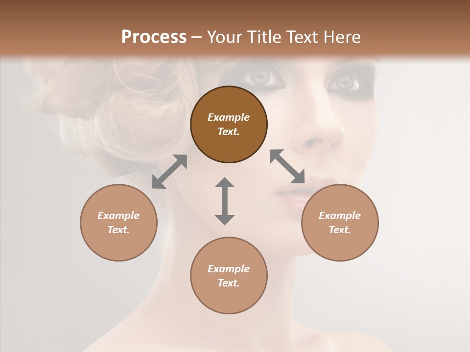 Beautiful Model Skin PowerPoint Template