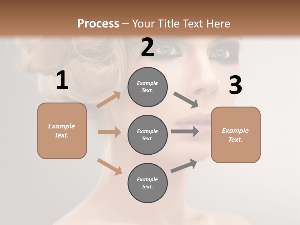 Beautiful Model Skin PowerPoint Template