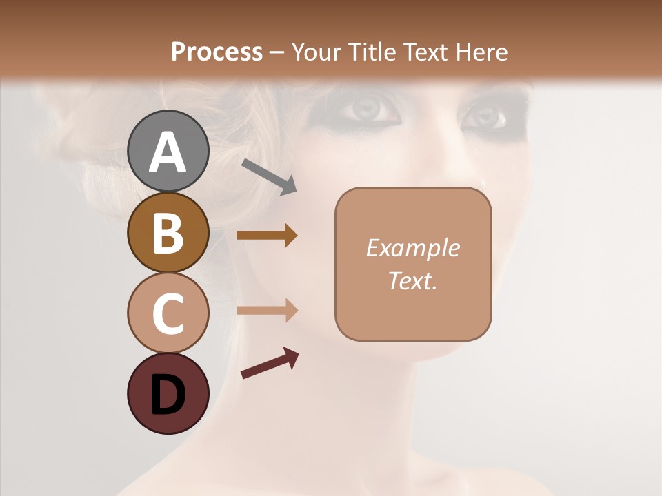 Beautiful Model Skin PowerPoint Template