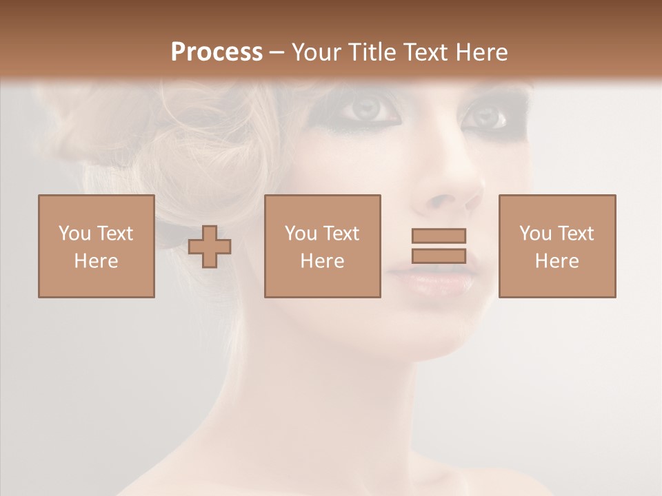 Beautiful Model Skin PowerPoint Template