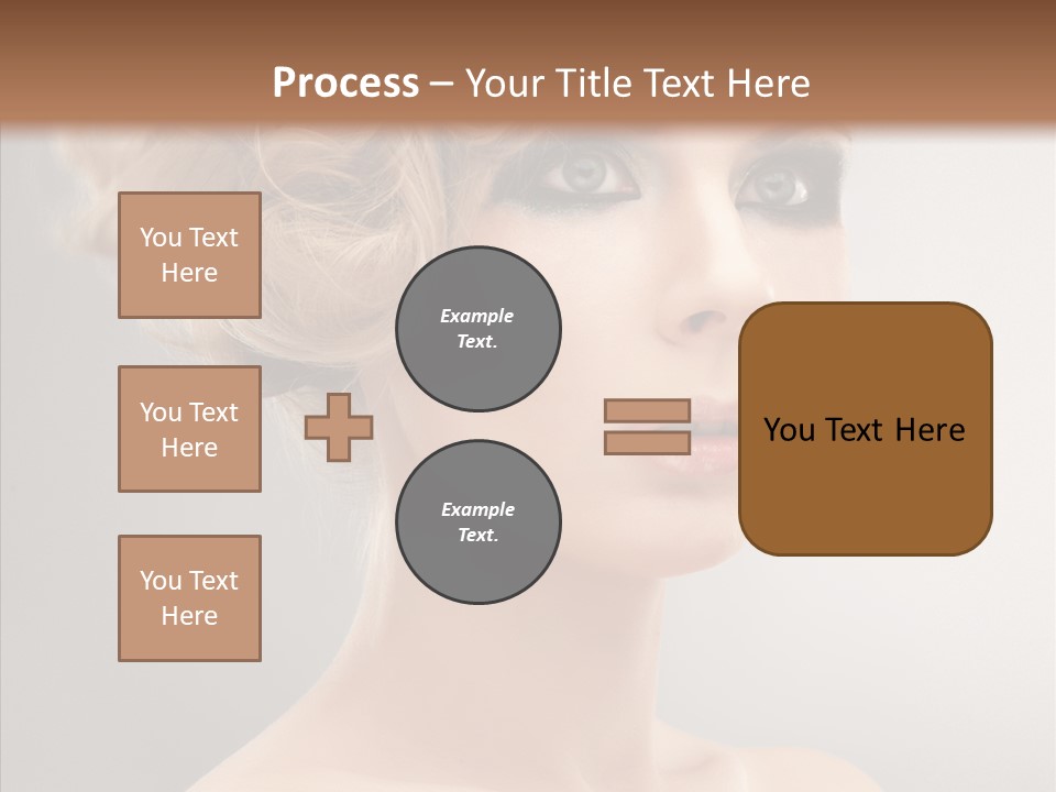 Beautiful Model Skin PowerPoint Template