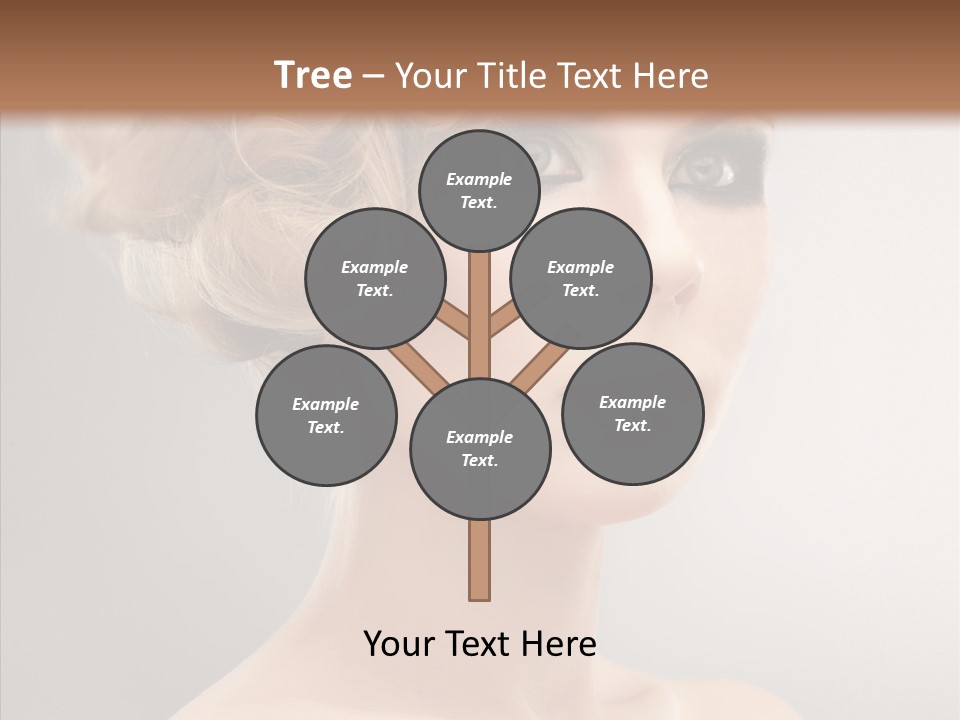 Beautiful Model Skin PowerPoint Template