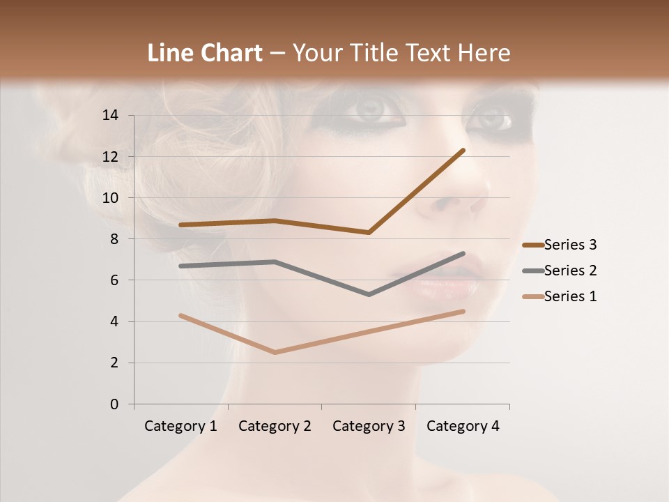 Beautiful Model Skin PowerPoint Template