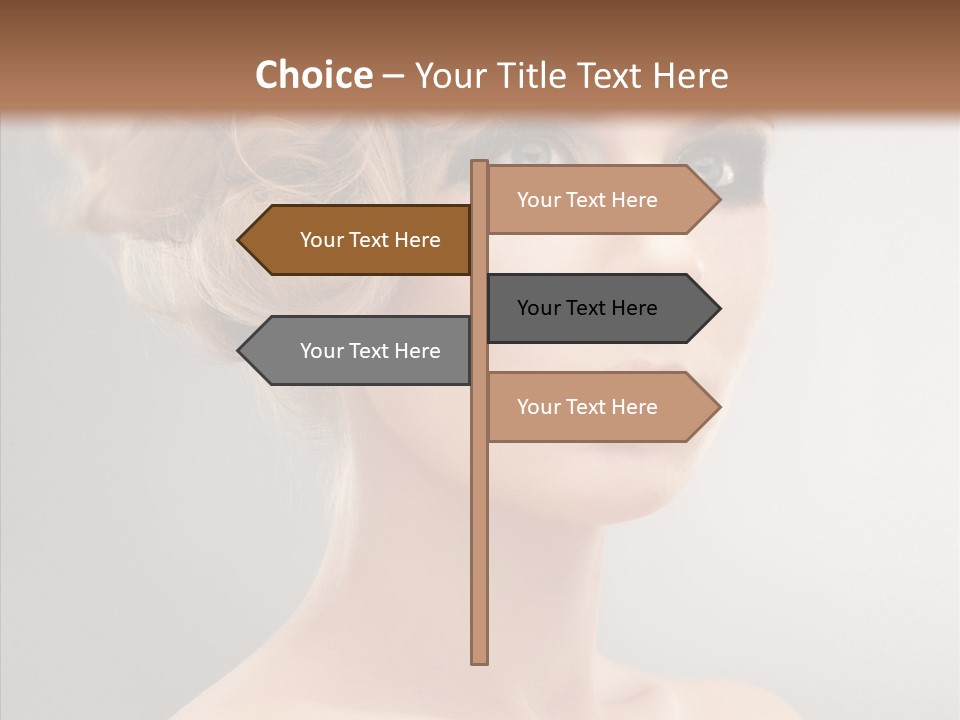 Beautiful Model Skin PowerPoint Template