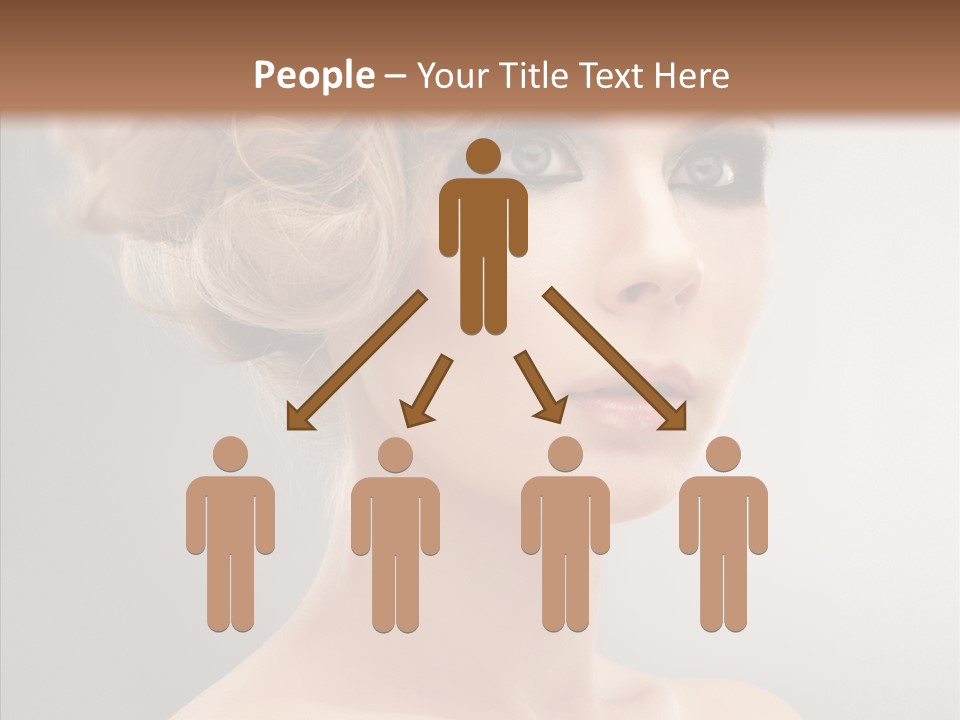 Beautiful Model Skin PowerPoint Template