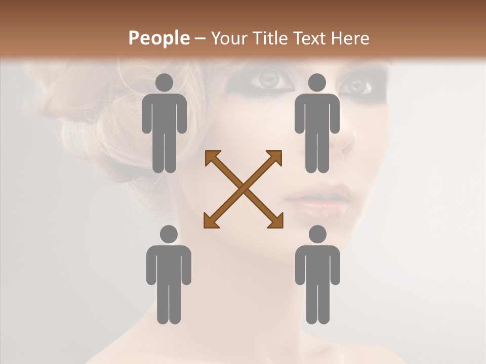 Beautiful Model Skin PowerPoint Template
