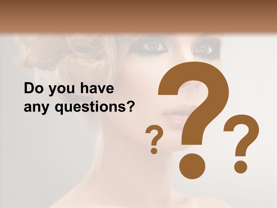 Beautiful Model Skin PowerPoint Template