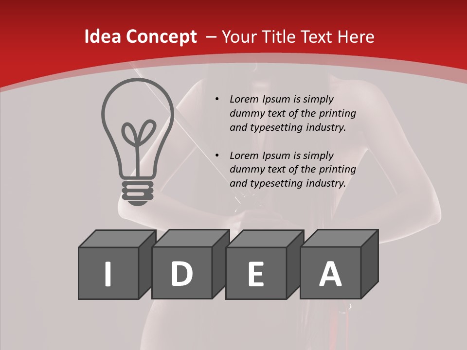 Hand Naked Nude PowerPoint Template