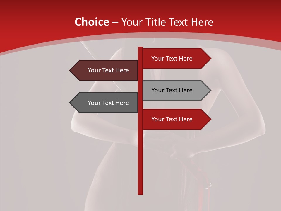 Hand Naked Nude PowerPoint Template