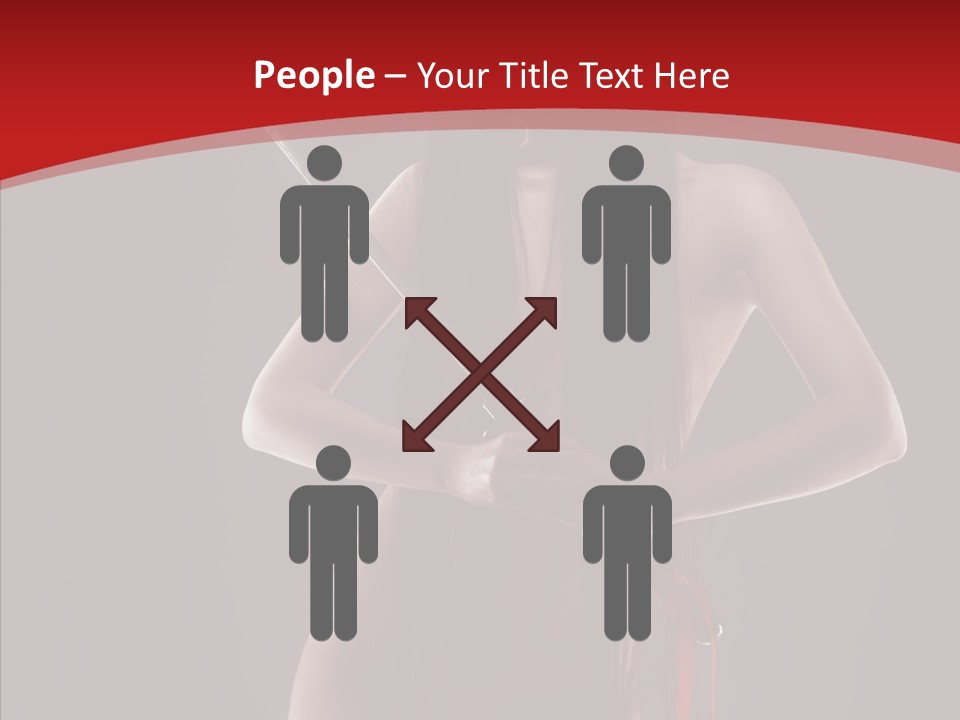 Hand Naked Nude PowerPoint Template